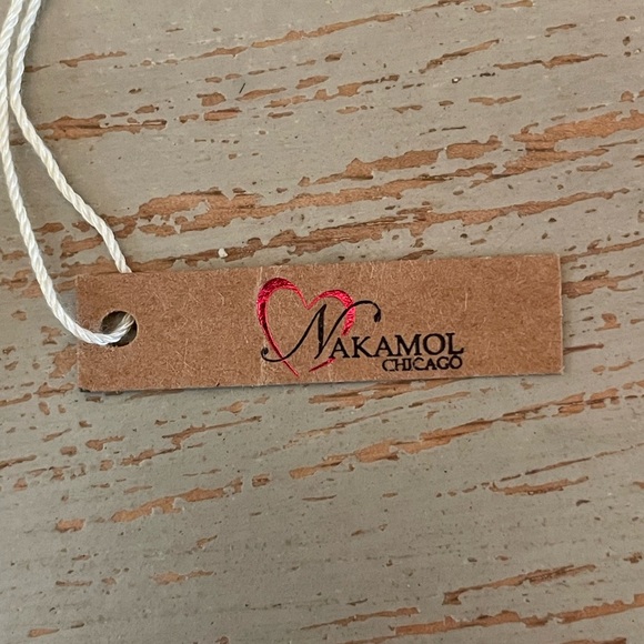 NAKAMOL Unakite and Leather Multi Strand Double Wrap Bead Green Stone Bracelet - Picture 5 of 7